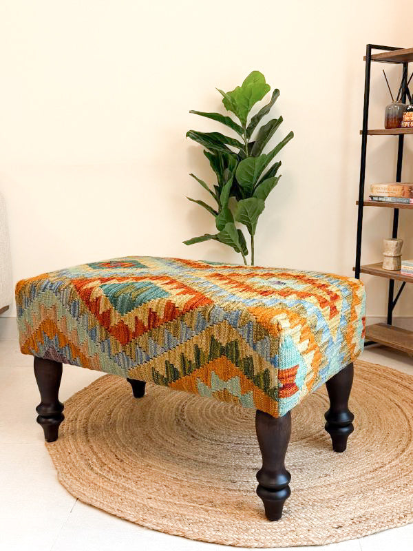 Amber Kilim Bench