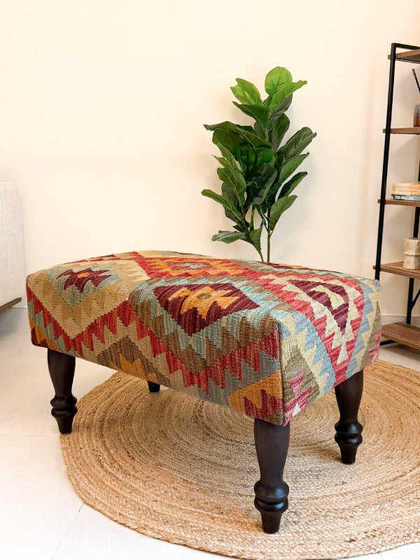 Carmine Kilim Bench