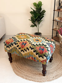 Fleur Kilim Bench