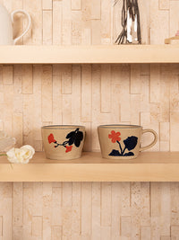Ceramic coffee mug set