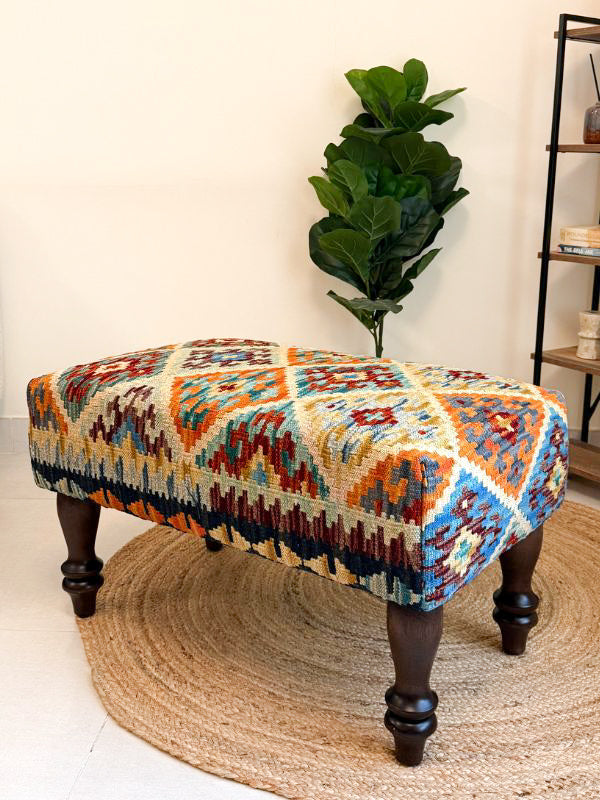 Jade Kilim Bench