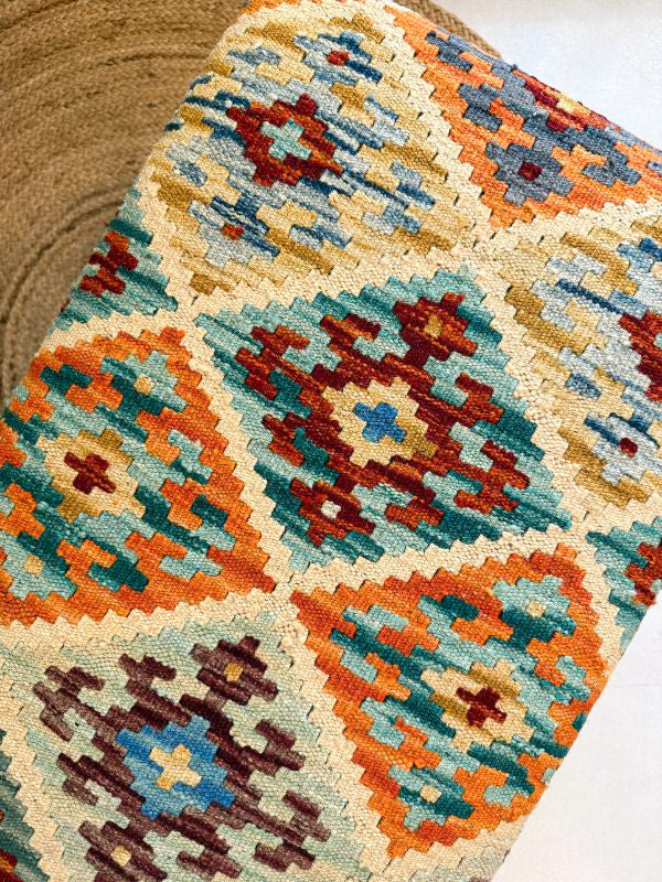 Jade Kilim Bench