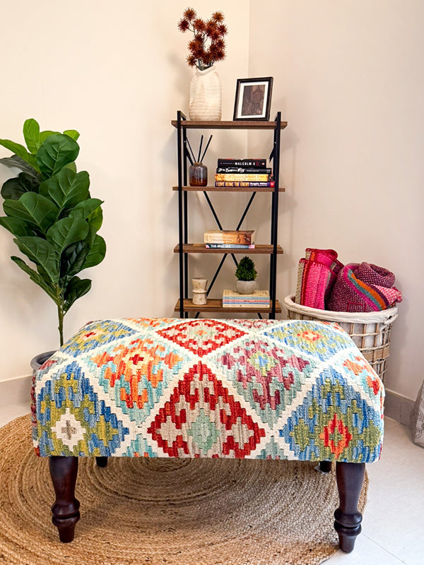 Loom Kilim Bench