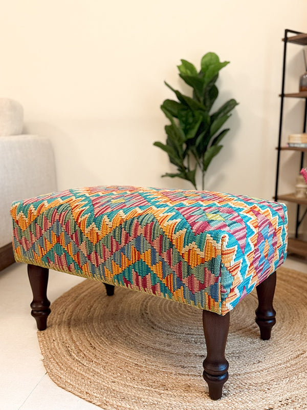 Luna Kilim Bench