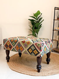 Mosaic Kilim Bench