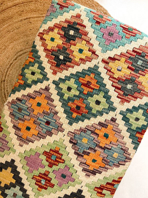 Mosaic Kilim Bench