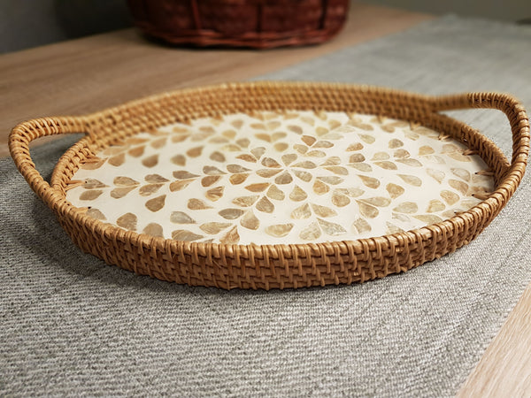 Rattan Trays: Tray 1: Pearl Weave