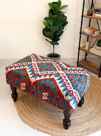 Rouge Kilim Bench