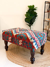 Rouge Kilim Bench