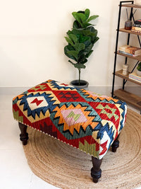 Ruby Kilim Bench
