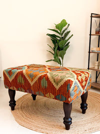 Saffron Kilim Bench