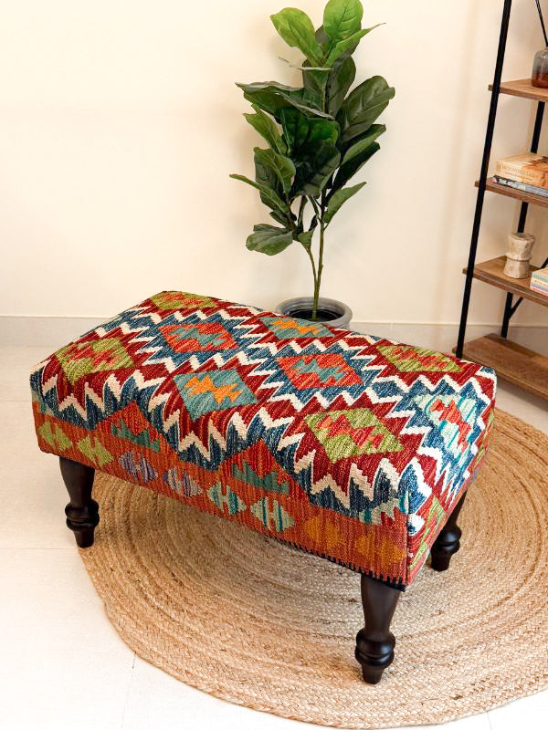 Sienna Kilim Bench