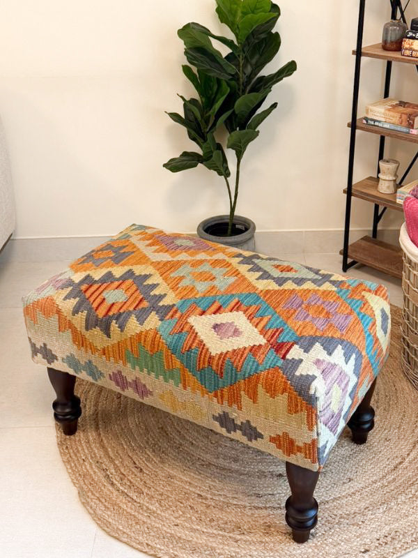 Zaari Kilim Bench